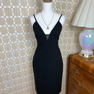 Alice + Olivia Little Black Dress / Sexy Classy Mini with Lace / size 6